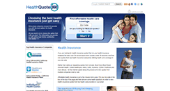 Desktop Screenshot of healthquote360.com
