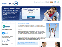 Tablet Screenshot of healthquote360.com